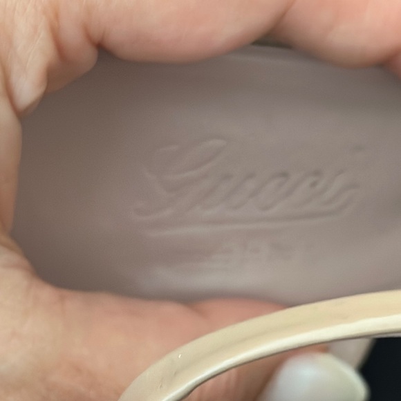 GUCCI Patent Leather Slingback Sandals Size: 10 | IT 40 - Picture 7 of 8